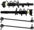 TRQ Front Suspension Kit Complete Strut & Coil Spring Assembly Sway Bar Stabilizer Link Compatible with 2017-2022 Honda CR-V