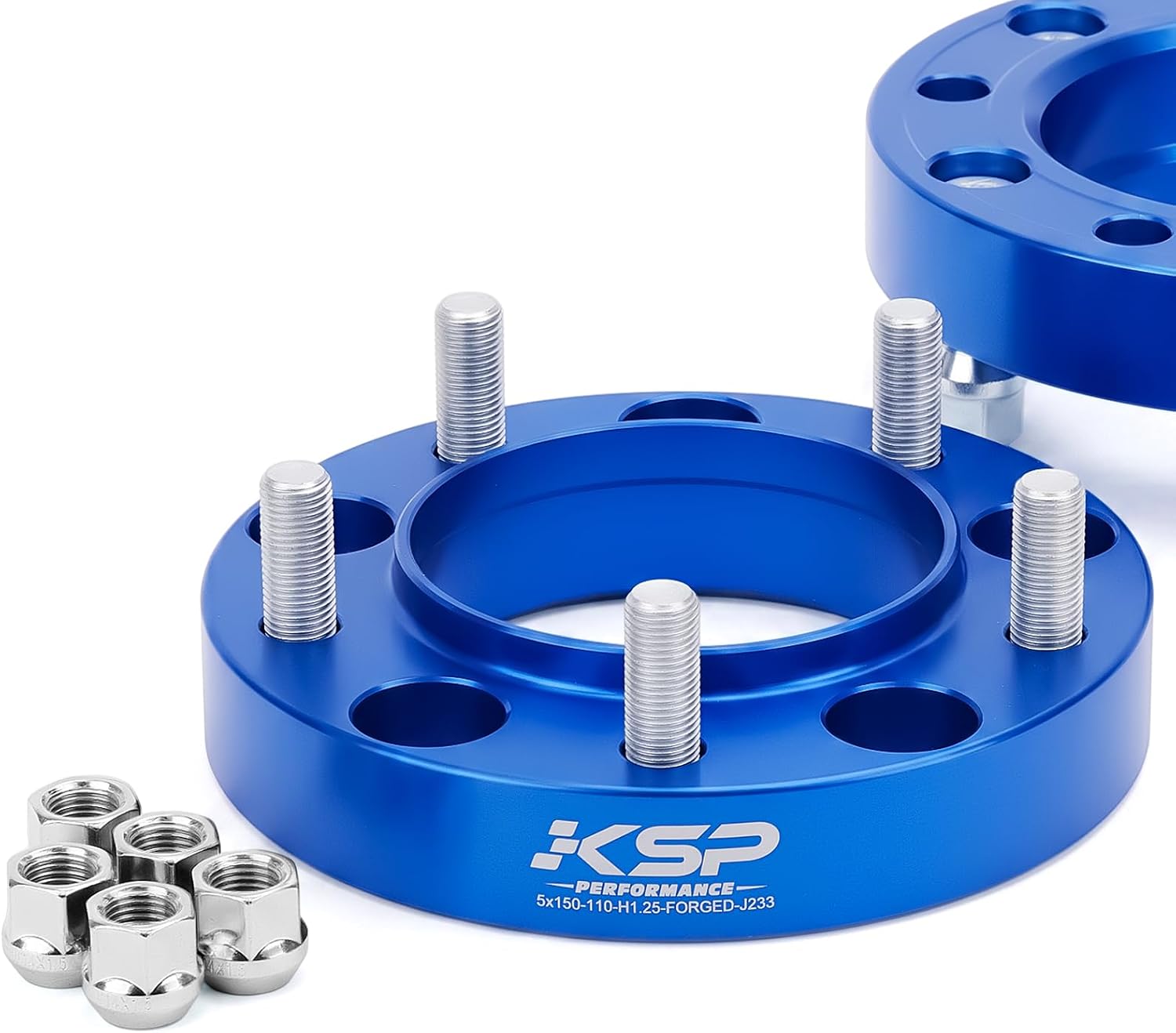 KSP 1.25inch 5X150 Spacers Compatible with to-yo-ta Tundra 2007-2021/Sequoia 2008-2021/Land Cruiser 2009-2016, 5 Lug Wheel Spacers for Lexus LX570 2008-2016 with M14x1.5 Studs 110mm Hub Bore, 4 pcs