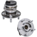 Detroit Axle - Pair Rear Wheel Bearing and Hubs Assembly with 5-Lug for Mazda CX-7 2007-2012, FWD Only, 512349