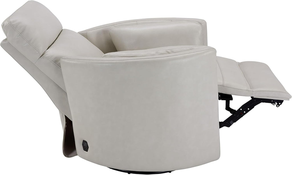 Parker Living Radius - Florence Ivory - Powered by Freemotion Cordless Power Swivel Glider Recliner