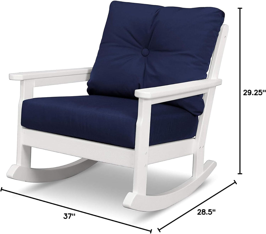 POLYWOOD Vineyard Deep Seating Rocking Chair