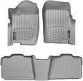 WeatherTech Custom Fit FloorLiners for Ford Explorer, Mountaineer, Explorer - 1st & 2nd Row (46043-1-2), Grey