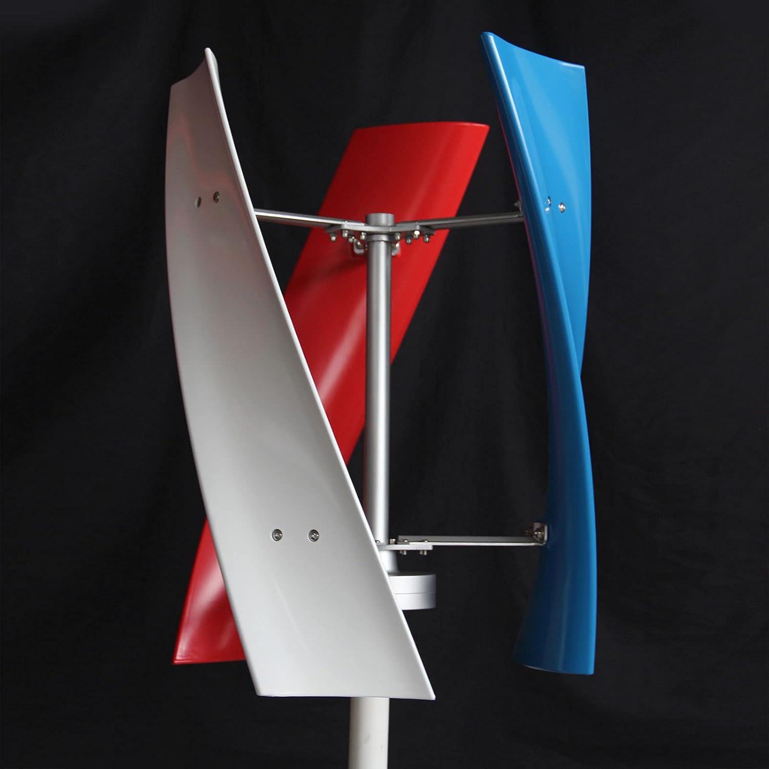 Helix Maglev Vertical Axis Wind Power Turbine Generator - 450W 24V DC, Charge Controller, 3 Blades, Home Windmill Kit for Hybrid Wind Solar System