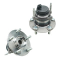 Detroit Axle - 2pc Rear Wheel Bearing and Hubs Assembly with ABS & 5-Lug for Kia Forte 2010-2013, Forte Koup 2010-2013, Forte5 2012-2013
