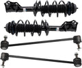 TRQ Front Suspension Kit Complete Strut & Coil Spring Assembly Sway Bar Stabilizer Link Compatible with 2016-2022 Honda HR-V