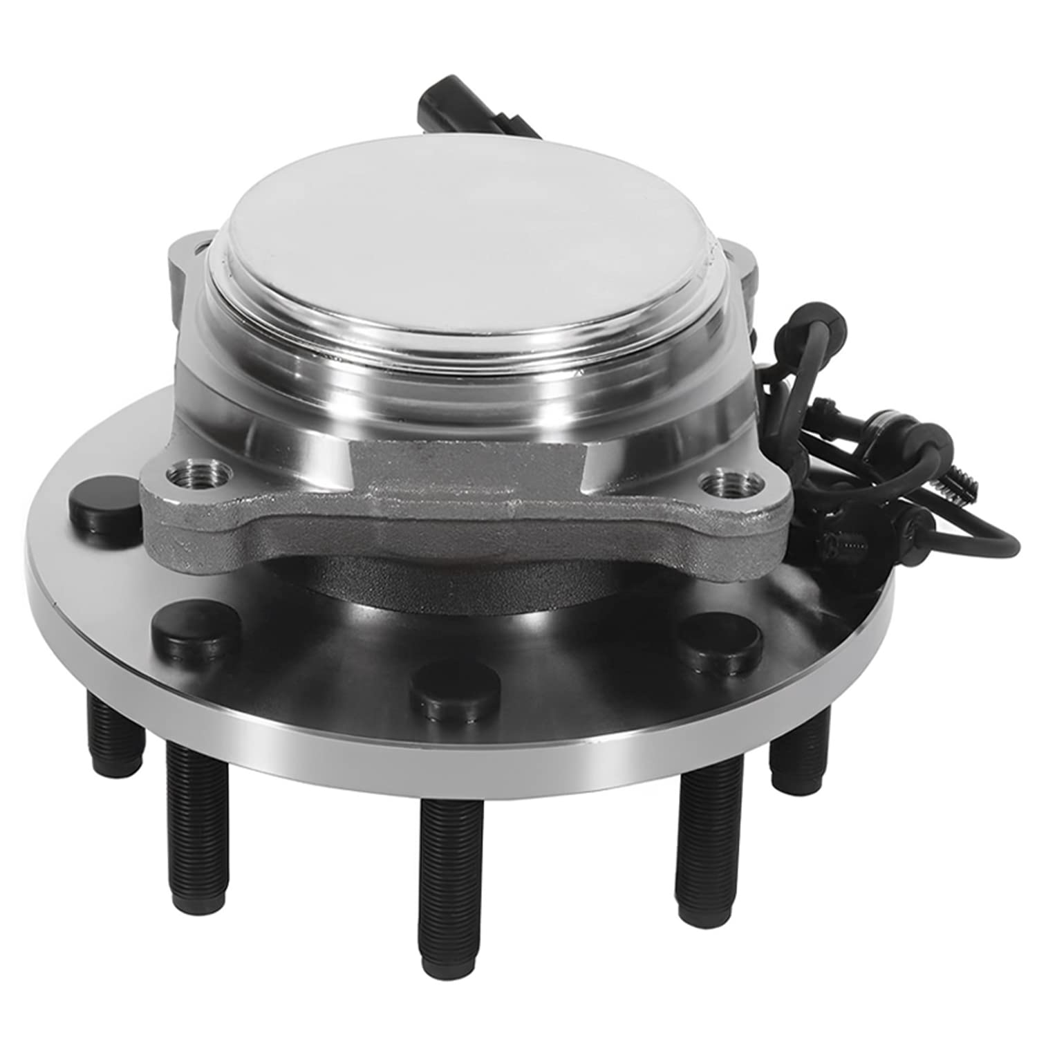 Detroit Axle - RWD Front Wheel Bearing and Hub Assembly for Dodge Ram 2500 Ram 3500 2009 2010 2011 Ram 2500 3500, 8 Lugs with ABS Sensor 515123