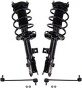 TRQ Front Suspension Kit Complete Strut & Coil Spring Assembly Sway Bar Stabilizer Link Compatible with 2016-2018 Hyundai Tucson 2017-2021 Kia Sportage