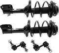 TRQ Front Suspension Kit Complete Strut & Coil Spring Assembly Sway Bar Stabilizer Link Compatible with 2013-2014 Subaru Legacy