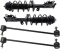 TRQ Front Suspension Kit Strut Coil Spring Assembly Sway Bar Link Compatible with 2016-2022 Honda HR-V