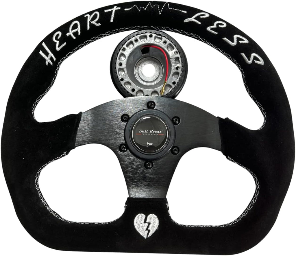 Racing Steering Wheel Kit with Hub Adapter for Civic, Del Sol, Integra by Bull Boost Performance