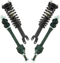 TRQ Front Suspension Kit Complete Strut & Coil Spring Assembly Sway Bar Stabilizer Link Compatible with 2005-2009 Dodge Dakota 2006-2009 Mitsubishi Raider