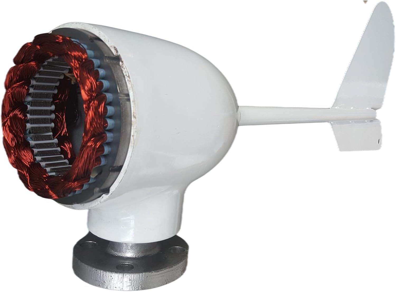 1000W Small Wind Generator Home Use, 3-Blade Wind Power Generator with MPPT Controller, Adjustable Windward Direction & 2.5m/s Start Wind Speed(White)