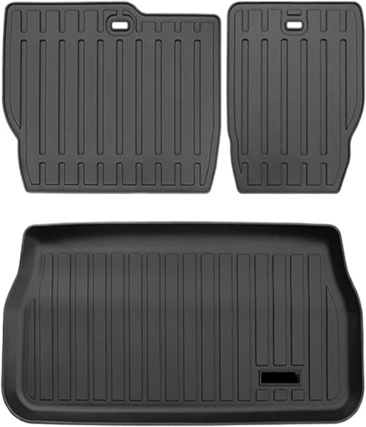Floor Mats Cargo Liner Compatible with Chrysler Pacifica Voyager 2017-2025 Accessories TPE All Weather Cargo Trunk Liner Protection(Gray)
