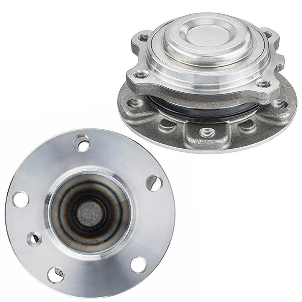 Detroit Axle - Pair Front Wheel Bearing and Hub Assembly for BMW 528i 535i 550i 640i 650i 740i 740Li 750i 750Li 760Li, 550i GT xDrive RWD, Rolls-Royce Dawn Ghost Wraith Cullinan 513323