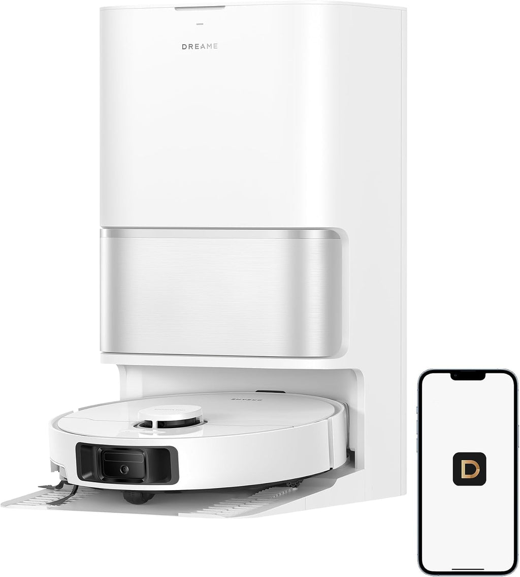 DREAME L40 Ultra Gen 2 Robot Vacuum Cleaner (White) and Floor Cleaning Solution 1 Bottle of 33.81 fl Oz (1L)