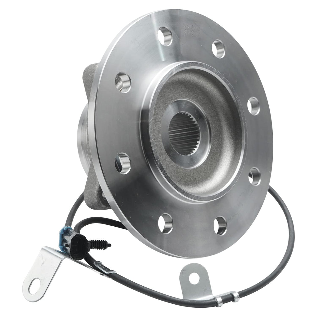 Detroit Axle - 4WD Front Wheel Bearing Hubs for 96-20 Chevy GMC K1500 K2500 Suburban K3500, Replacement 1996 1997 1998 1999 2000 K2500 K3500 [Old Body Style], Wheel Bearing and Hubs Assembly Set