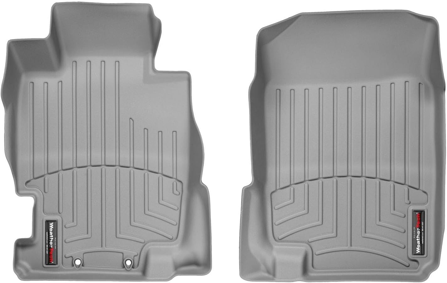 WeatherTech Custom Fit FloorLiners for Acura TL - 1st Row (461501), Grey