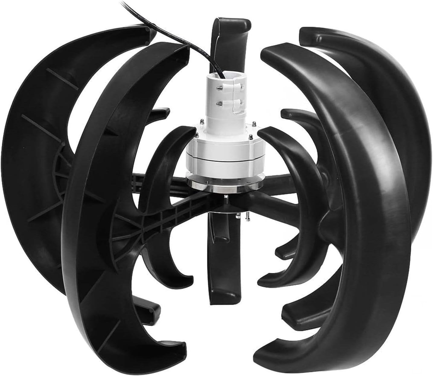 1000W Vertical Axis Wind Turbine Generator Kit - 12V/24V Maglev Windmill for Home - High Efficiency Low Noise Free Energy Solution - Durable Three Phase Power Generator