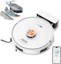 Robot Vacuum and Mop with Smart Mechanical Arm, 10000Pa Robotic Vacuum, 150 Mins Runtime, APP/Alexa, Multi-Floor Mapping, Self-Charging for Pet Hair, Carpet and Hard Floor