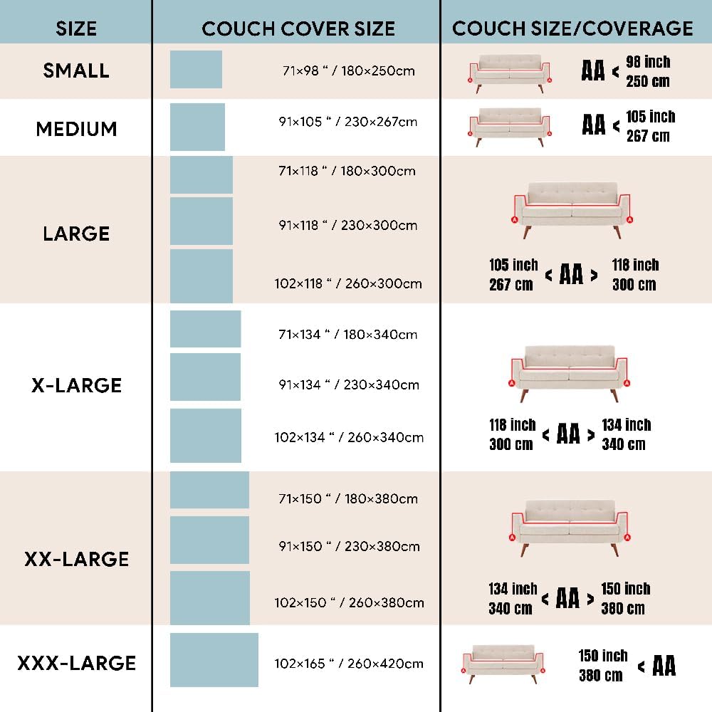 Washable Sofa Cover%100 Pure Cotton, Green Couch Covers for Loveseat, Futon, Sofa, Sectional L Shape, U Shape, 4 Layered Natural Muslin Cloud Like Boho Couch Cover (Green, 70x118/177x300cm)