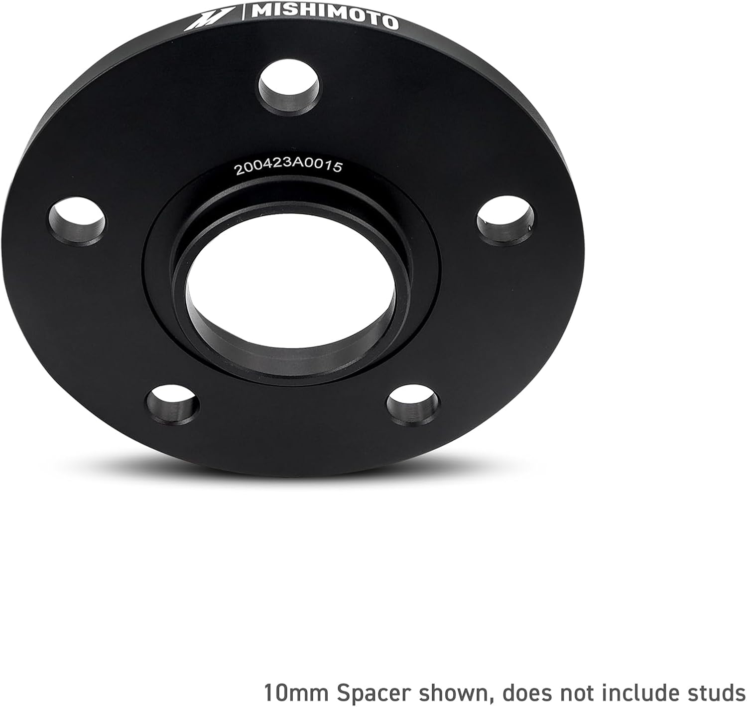 Mishimoto Wheel Spacers 5x120, 64.1mm Center Bore, M14 X 1.5, 10mm Thick, Black