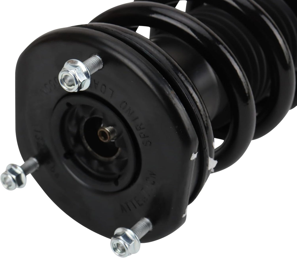 TRQ Front Suspension Kit Shock & Spring Strut Assembly Sway Bar Stabilizer Link Compatible with 2014-2016 Tesla S