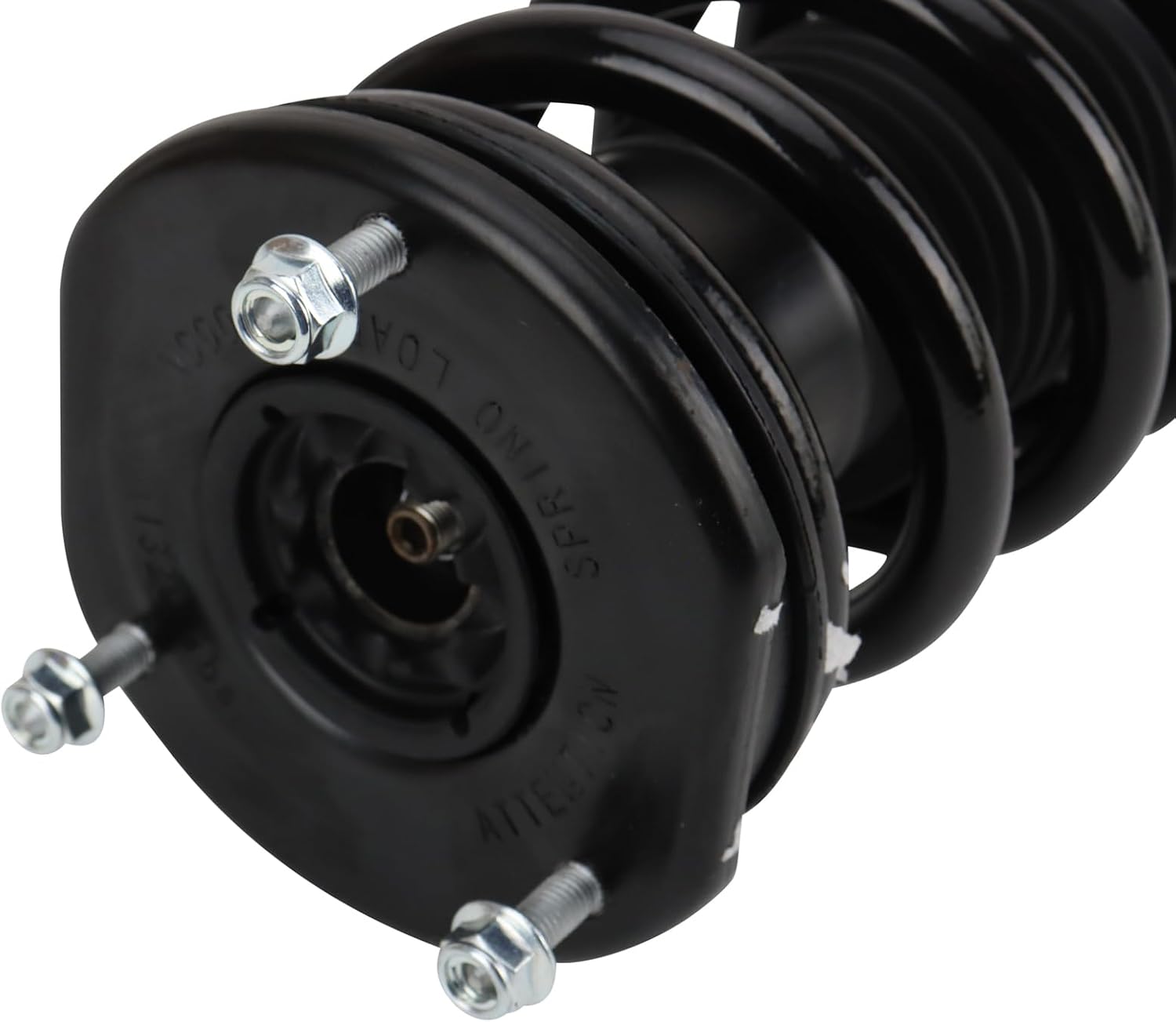 TRQ Front Suspension Kit Shock & Spring Strut Assembly Sway Bar Stabilizer Link Compatible with 2014-2016 Tesla S
