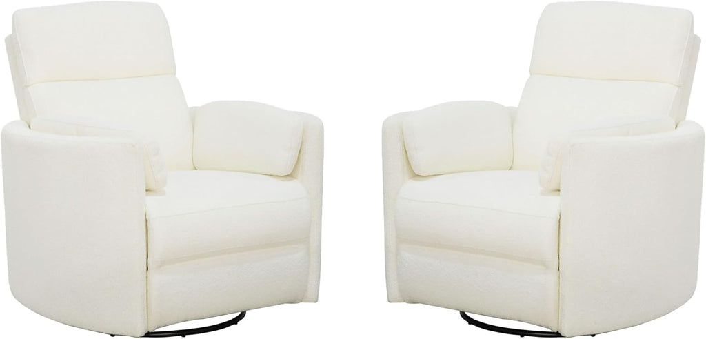 Parker Living Radius - Revel Oyster Power Swivel Glider Recliner Two Pack for Adults with USB and Type-C Ports, Single Sofa Chair for Living Room