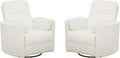 Parker Living Radius - Revel Oyster Power Swivel Glider Recliner Two Pack for Adults with USB and Type-C Ports, Single Sofa Chair for Living Room