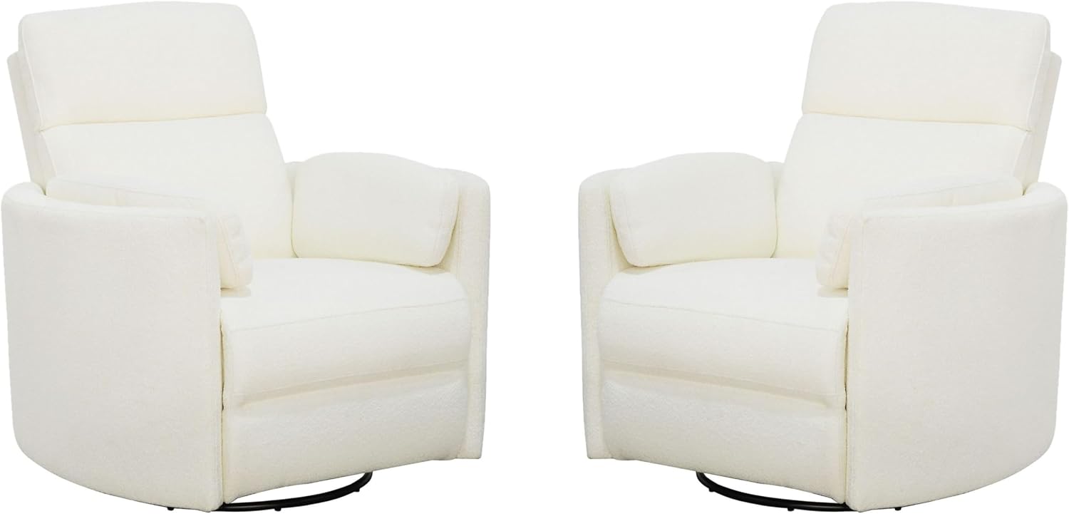 Parker Living Radius - Revel Oyster Power Swivel Glider Recliner Two Pack for Adults with USB and Type-C Ports, Single Sofa Chair for Living Room