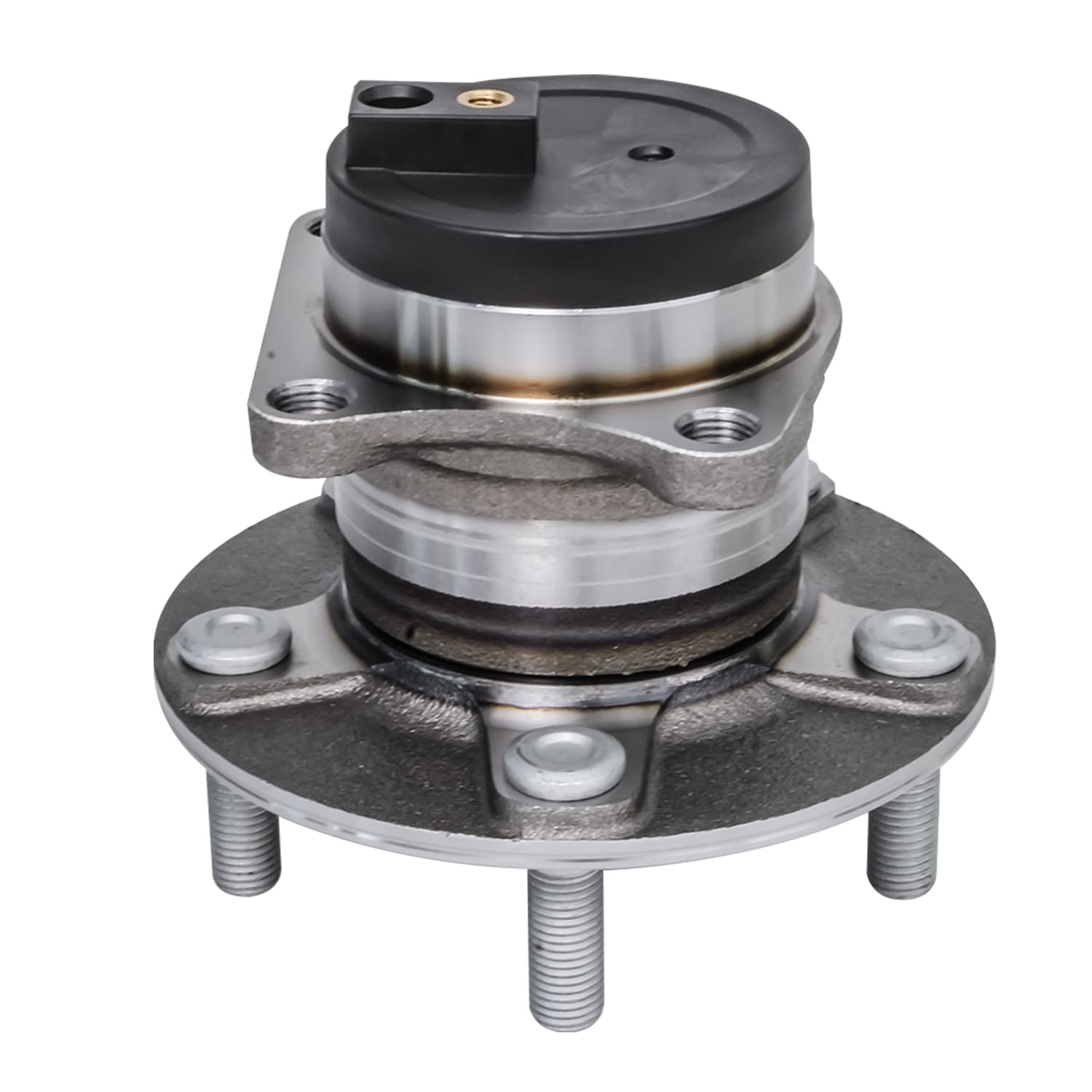 Detroit Axle - Pair Rear Wheel Bearing and Hubs Assembly with 5-Lug for Mazda CX-7 2007-2012, FWD Only, 512349