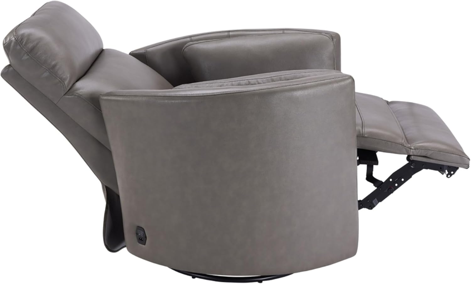 Parker Living Radius - Florence Heron - Powered by Freemotion Cordless Power Swivel Glider Recliner for Adults with USB and Type-C Ports, Single Sofa Chair for Living Room