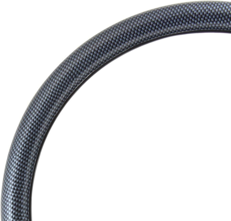 Flame Steering Wheel 5-bolt 14 Inch Aluminum with Carbon Fiber Wrap and Horn