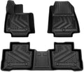 FM-1035 Car Floor Mats Full Set Compatible with 2021-2024 Toyota Venza | 3-pc Cargo Liner Black Car Mats | Custom Fit Non-Slip Car Floor Mat Rubber