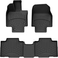 WeatherTech FloorLiner HP Custom Fit Floor Mats for Toyota Highlander Hybrid 1st & 2nd Row (441609-1-4IM), Black