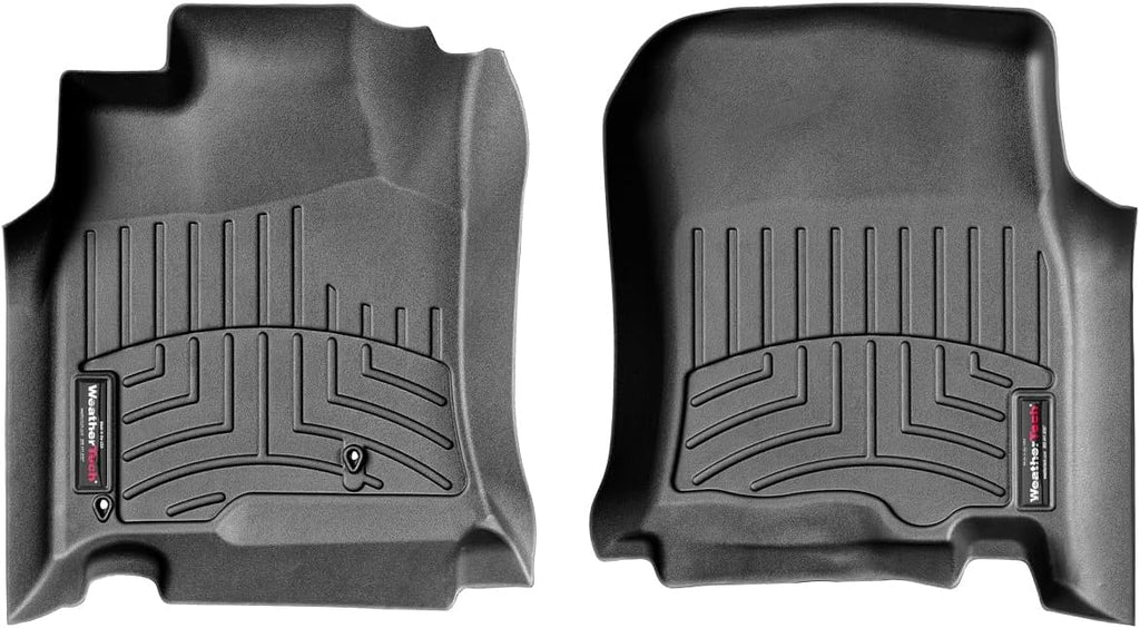 WeatherTech Custom Fit FloorLiners for Toyota 4Runner - 1st Row (440111), Black