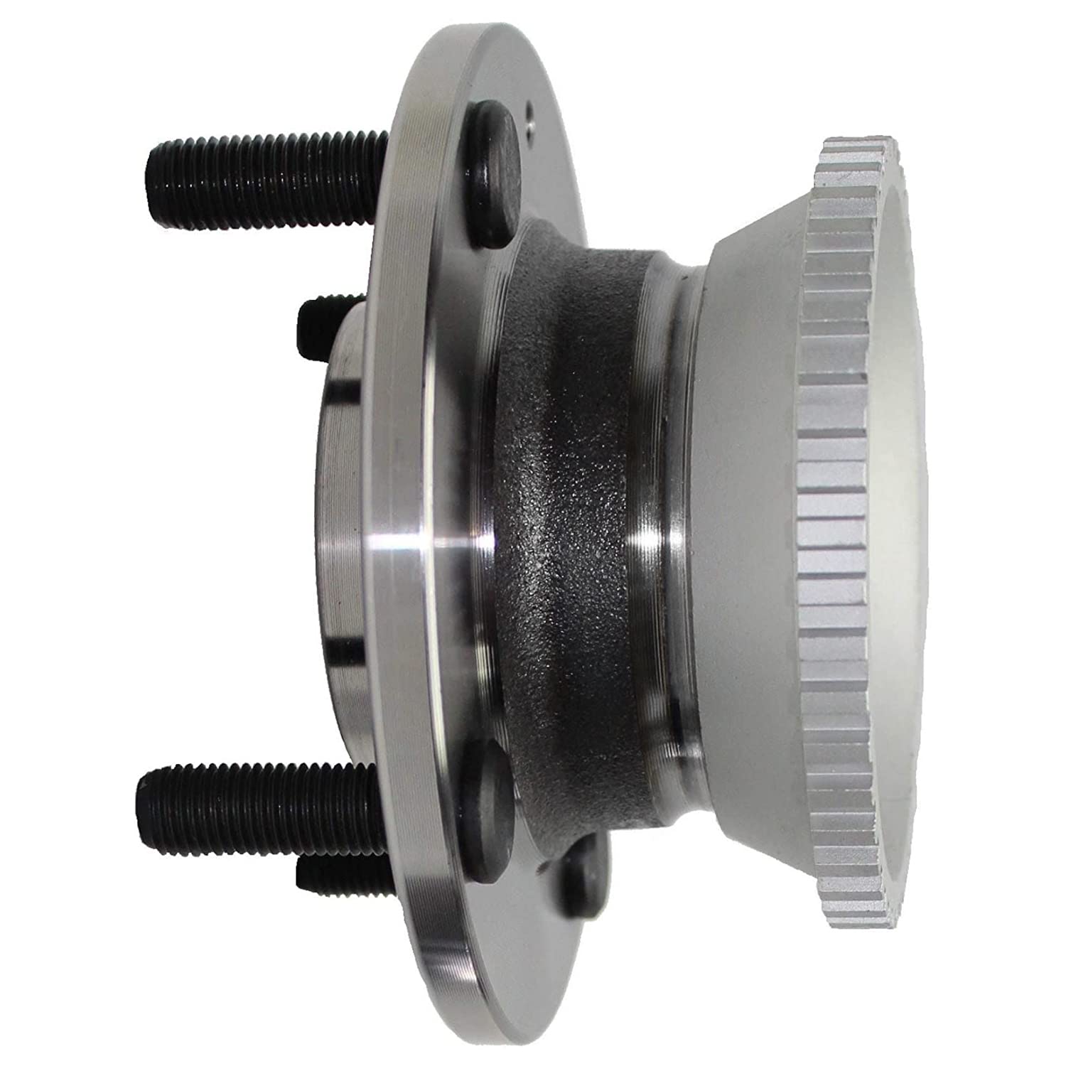 Detroit Axle - Rear Wheel Hub and Bearings Assembly Replacement for 1992-1998 Hyundai Sonata 4 Lug w/ABS - 2pc Set