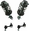 TRQ Front Suspension Kit Complete Strut & Coil Spring Assembly Sway Bar Stabilizer Link Compatible with 2004-2005 Subaru Forester