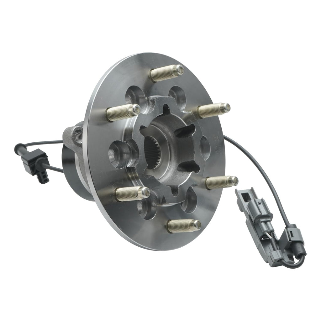 Detroit Axle - 4WD Front Wheel Bearing and Hubs Assembly for Chevy Colorado, GMC Canyon 2004-2008, Isuzu i-350 2006, i-370 2007-2008, 6 Lug w/ABS