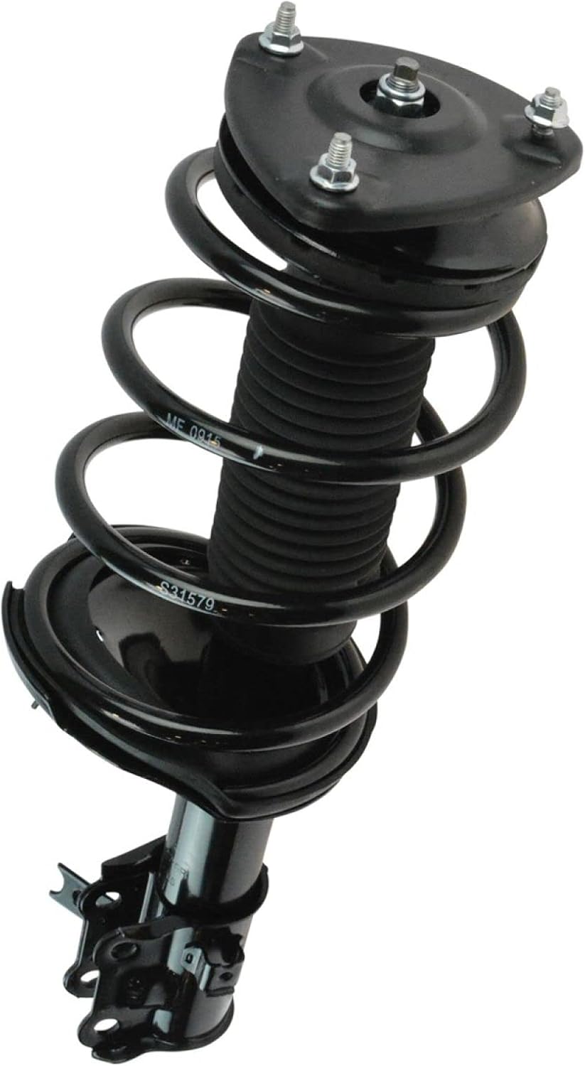 TRQ Front Suspension Kit Complete Strut & Coil Spring Assembly Sway Bar Stabilizer Link Compatible with 2006-2011 Hyundai Accent Kia Rio Rio5