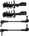 TRQ Front Suspension Kit Complete Strut & Coil Spring Assembly Sway Bar Stabilizer Link Compatible with 2016-2022 Chevrolet Malibu