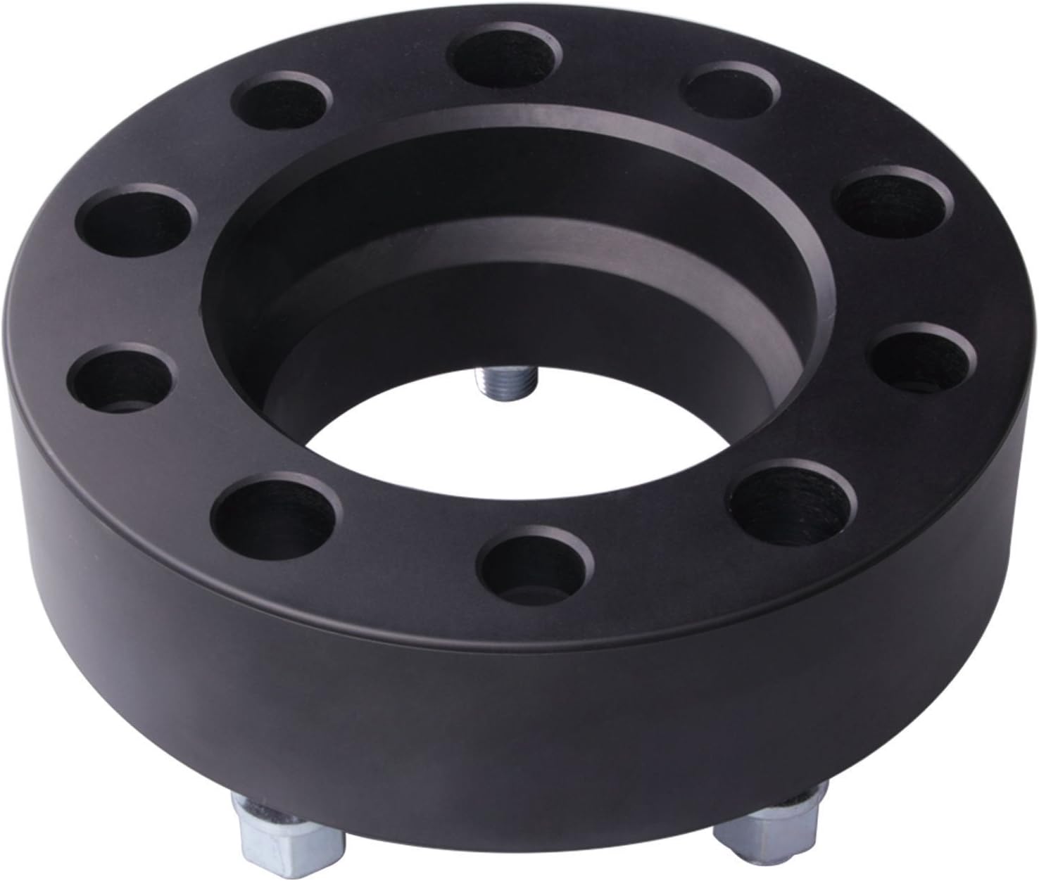 4pc Forged 5x150 Hubcentric Wheel Spacers 2 Inch with 14x1.5 Stud 110mm Hub | Compatible with Toyota 5 Lug for 2007-2021 Tundra, 1998-2021 Land Cruiser, 2008-2022 Sequoia, 2008-2021 LX 570