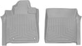 WeatherTech FloorLiner HP Custom Fit Floor Mats for Toyota Tundra, Sequoia - 1st Row (464081IM), Grey