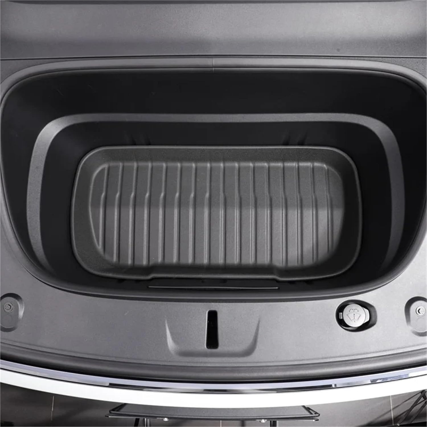 Compatible with Tesla Model Y Launch 2025 Juniper 2025 TPE Floor Mats Cargo Liner Trunk Floor Liner Backrest(Red)