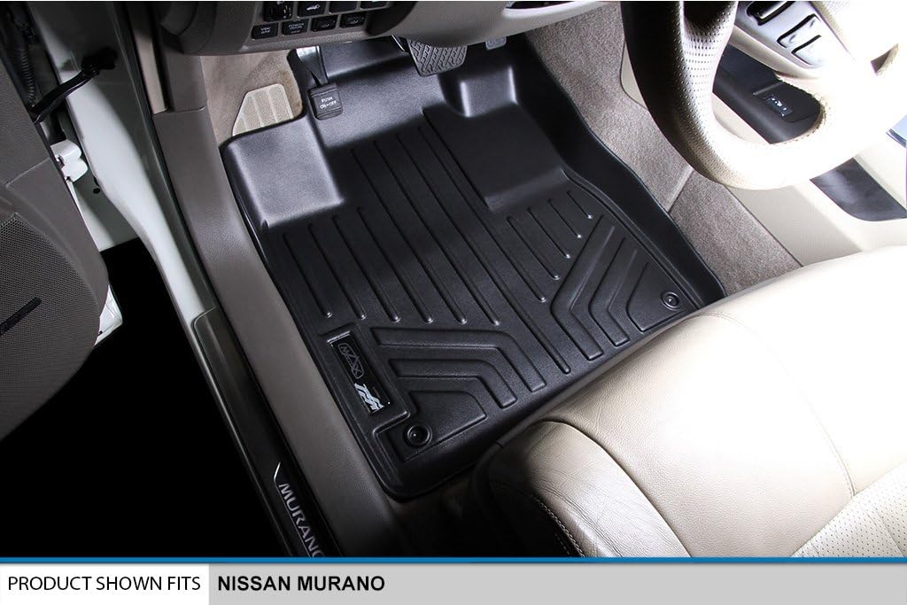 MAXLINER Floor Mats 1st Row Liner Set for 2009-2014 Nissan Murano