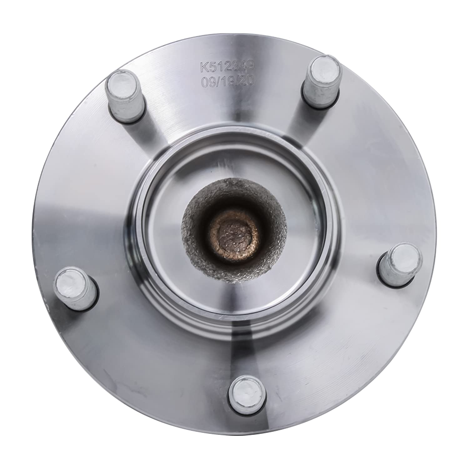 Detroit Axle - Pair Rear Wheel Bearing and Hubs Assembly with 5-Lug for Mazda CX-7 2007-2012, FWD Only, 512349