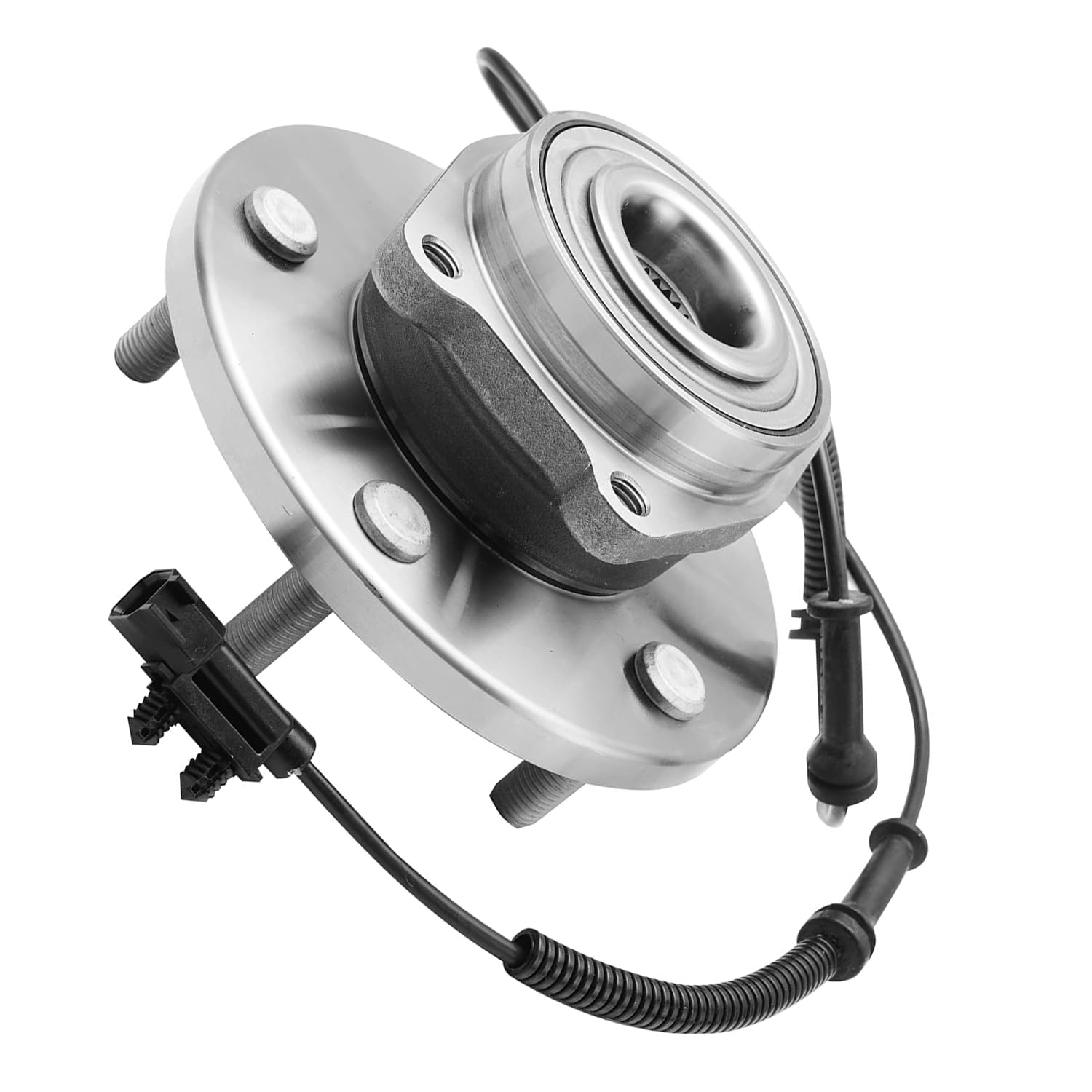 Detroit Axle - Front 2pc Wheel Bearing Hubs for 08-11 Dodge Grand Caravan Chrysler Town & Country, 09-12 VW Routan, Wheel Bearing Hubs Assembly 2009 2010 2011 Replacement