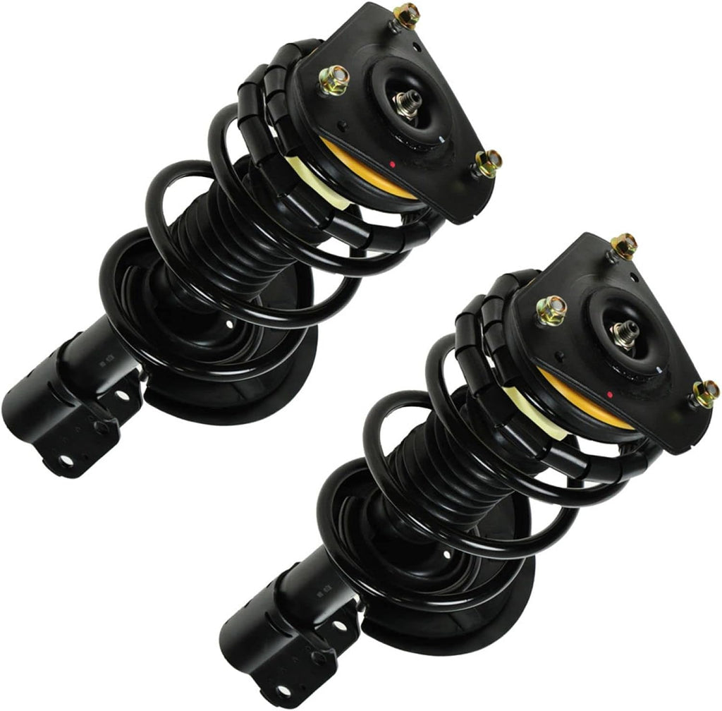 TRQ Front Suspension Kit Complete Strut & Coil Spring Assembly Sway Bar Stabilizer Link Compatible with 97-09 Buick 00-13 Chevrolet 97-03 Pontiac