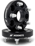 Mishimoto Wheel Spacers 5x120, 64.1mm Center Bore, M14 X 1.5, 1' Thick, Black