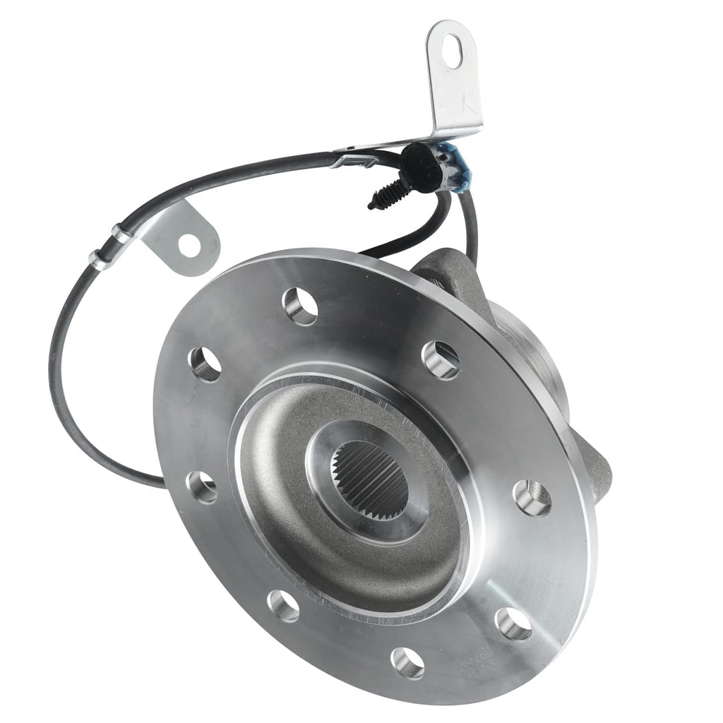 Detroit Axle - 4WD Front Wheel Bearing Hubs for 96-20 Chevy GMC K1500 K2500 Suburban K3500, Replacement 1996 1997 1998 1999 2000 K2500 K3500 [Old Body Style], Wheel Bearing and Hubs Assembly Set